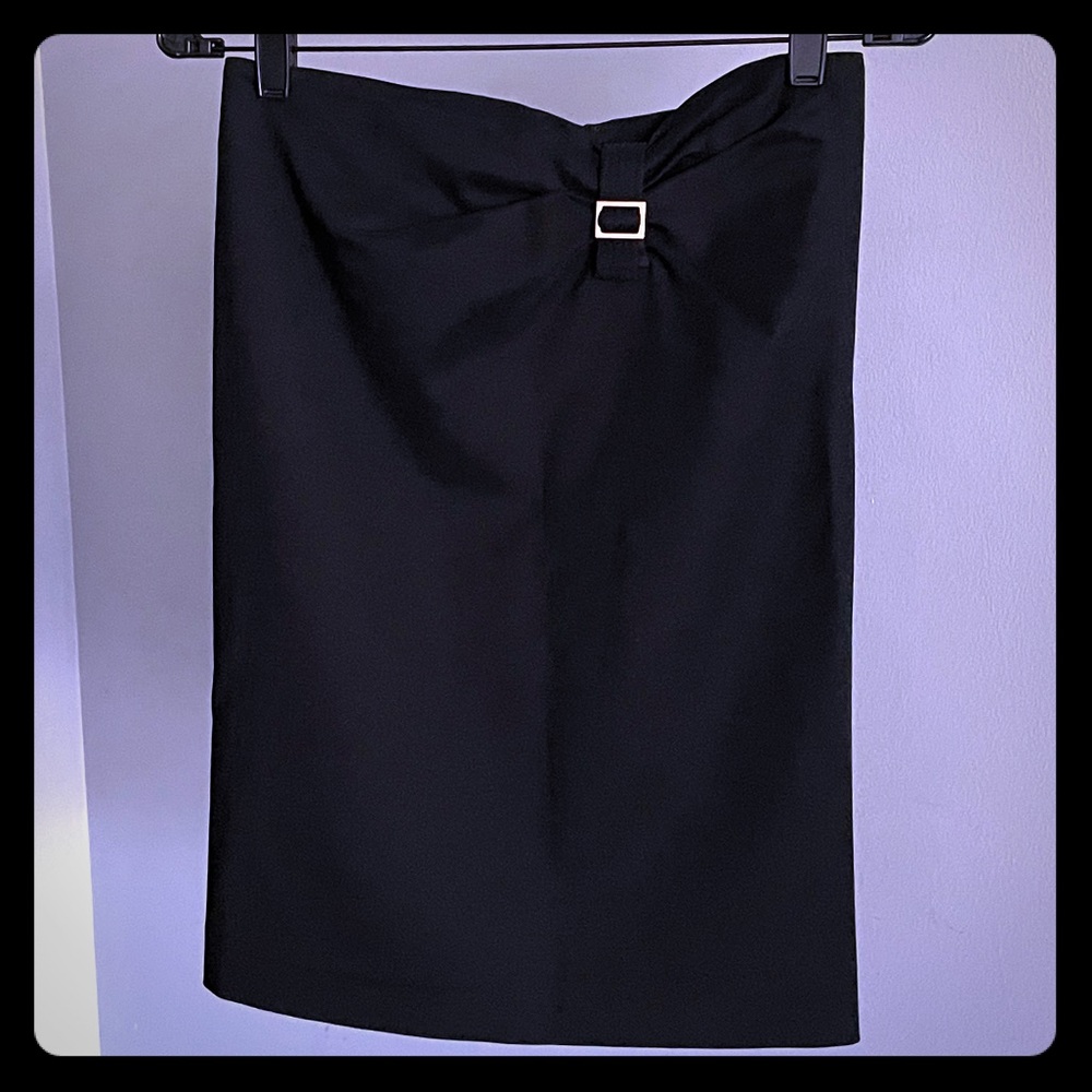 Gucci Vintage Black Pencil Skirt